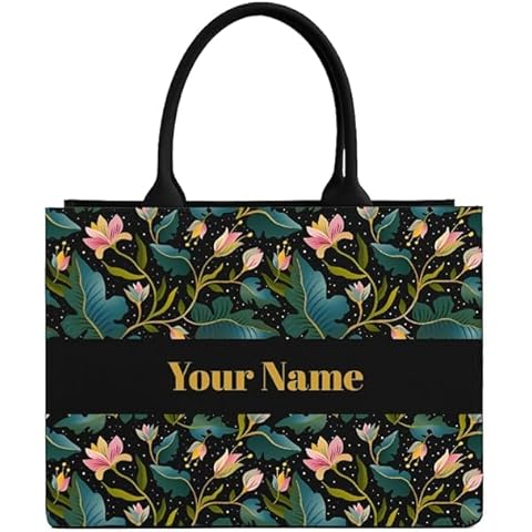 Floral Designer Tote Bag