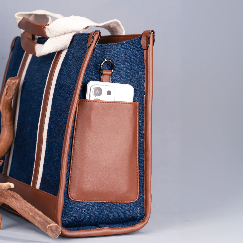 Laptop Tote Bag | Shoulder Bag For Office Fits Upto 14 Inches Laptop | Office Tote Bag