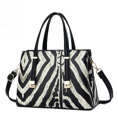 Zebra Pattern Tote Bag