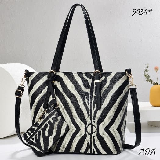 Zebra Pattern Tote Bag
