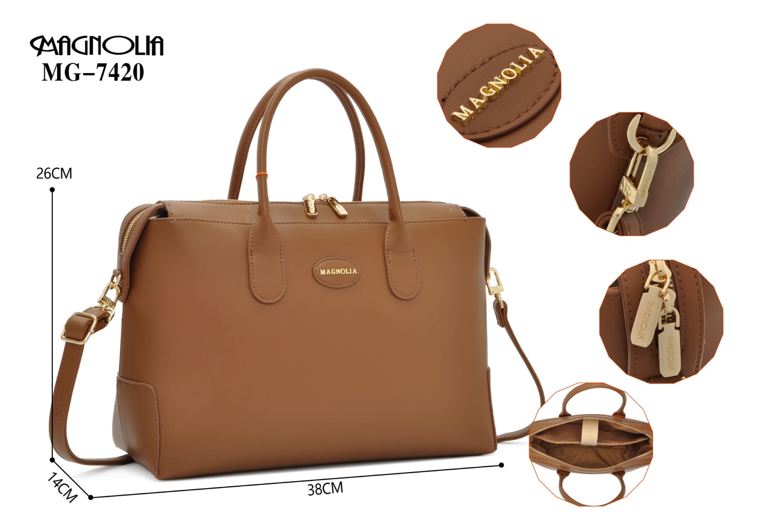 Classic Structured Shoulder Handbag